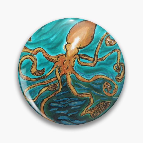 Item preview, Deep Sea Squid Drawing by Brooke  designed and sold by jandjarts.