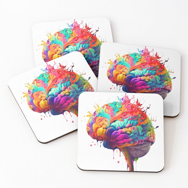 Item preview, Neurodiverse Autistic Rainbow Brain Sticker Autism designed and sold by Itis-Whatitis.