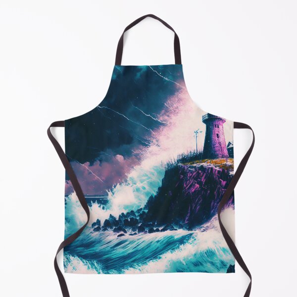Item preview, Living Life in Colour Series - Lighthouse Waves designed and sold by AICreateWorlds.