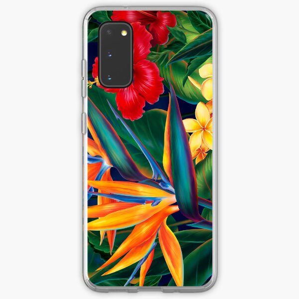 Aperçu de l'œuvre Illustration de paradis tropical hawaïen oiseaux du paradis créée et vendue par DriveIndustries.