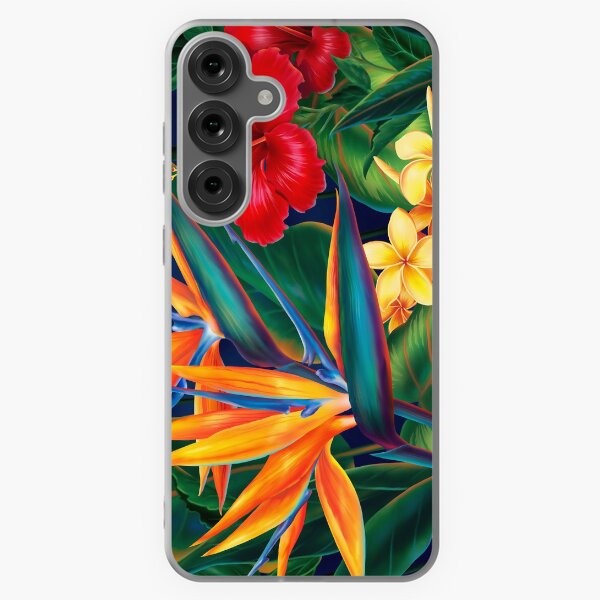 Aperçu de l'œuvre Illustration de paradis tropical hawaïen oiseaux du paradis créée et vendue par DriveIndustries.