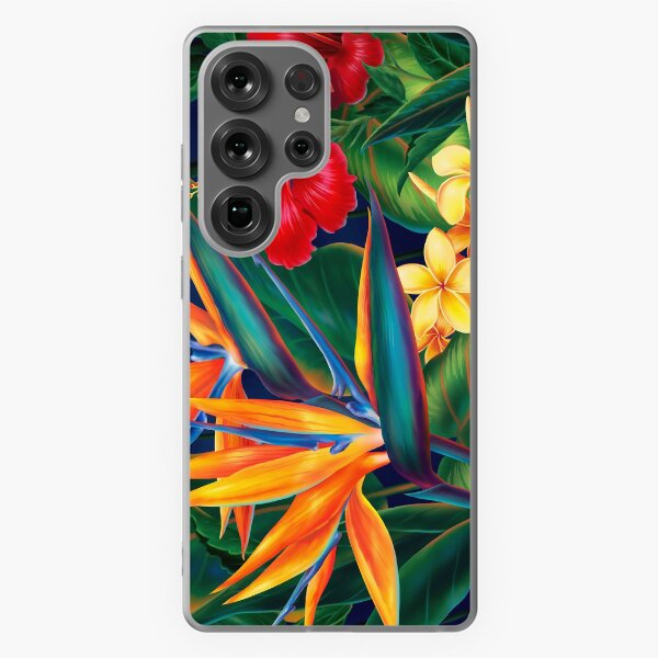 Aperçu de l'œuvre Illustration de paradis tropical hawaïen oiseaux du paradis créée et vendue par DriveIndustries.