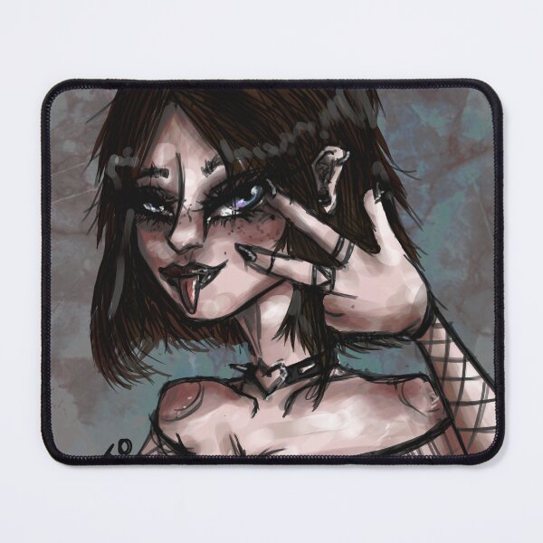 Item preview, Edgy sexy hot Samsung anime girl designed and sold by Hekkoto.