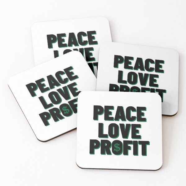 Item preview, Peace Love Profit designed and sold by Vladan Seva.