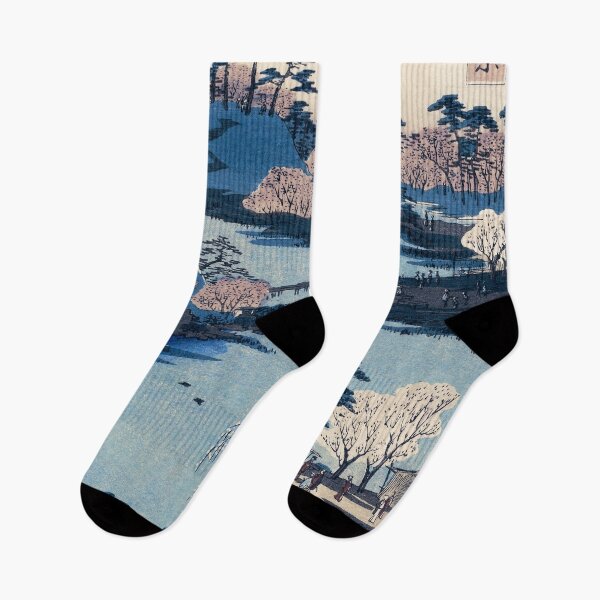Item preview, Cherry Blossom Near the Hachiman Shrine; Japanese art classic designed and sold by mbuz90.