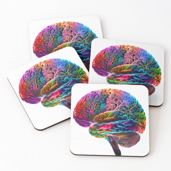 Item preview, Neurodiverse Autistic Rainbow Brain Sticker Autism designed and sold by Itis-Whatitis.