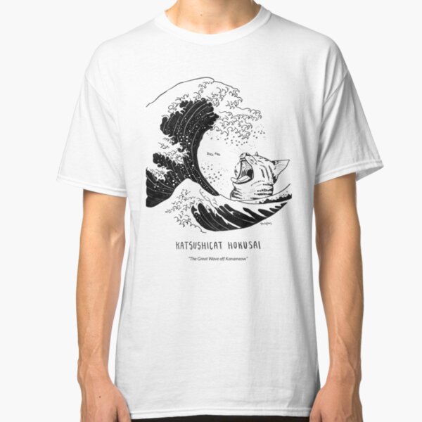#meowdernart - Katsushicat Hokusai Classic T-Shirt