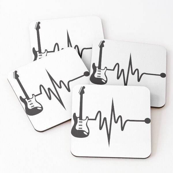 Item preview, Guitar Heartbeat designed and sold by Mannoucha ⭐⭐⭐⭐⭐ ( 1,978 reviews ).