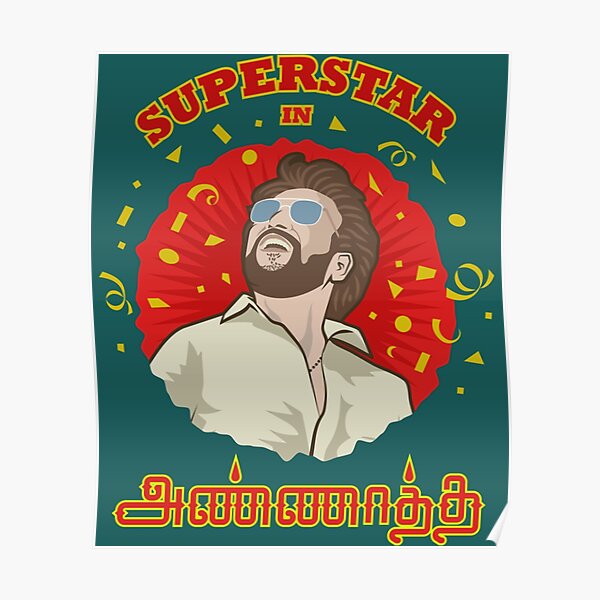 quot Annatha tamil movie superstar rajinikanth quot Poster for Sale by quot Annatha tamil movie superstar rajinikanth quot Poster for Sale by