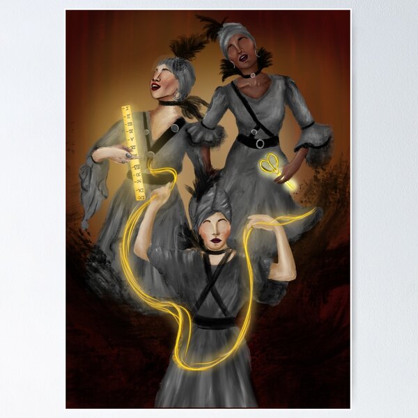 Item preview, The Fates (II) designed and sold by jilljillbinks.