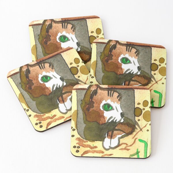 Item preview, Master Of Hiding Funny Cat Painting designed and sold by Niina  Niskanen.