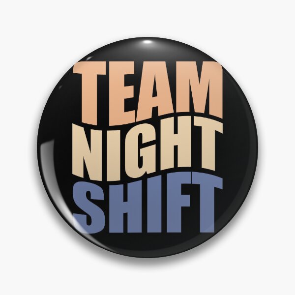 Item preview, Team night shift  (peach and blue combo) designed and sold by TaraGbear.