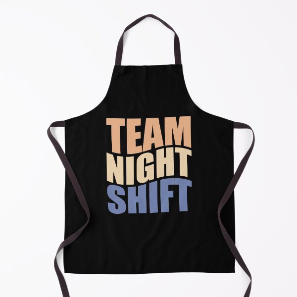 Item preview, Team night shift (peach and blue combo) designed and sold by TaraGbear.