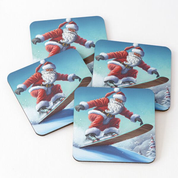 Item preview, Santa Snowboarding designed and sold by gregblomberg.