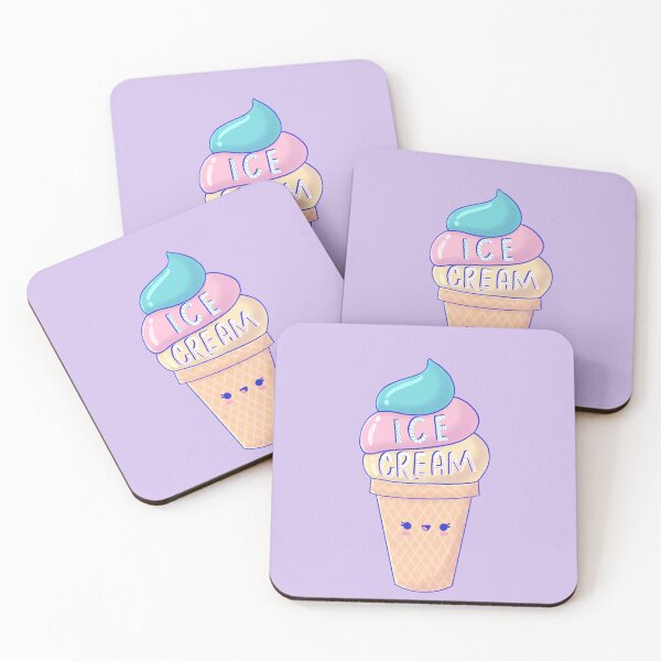 Item preview, ice cream kawaii cute ilustration  designed and sold by jullypaivadraws.