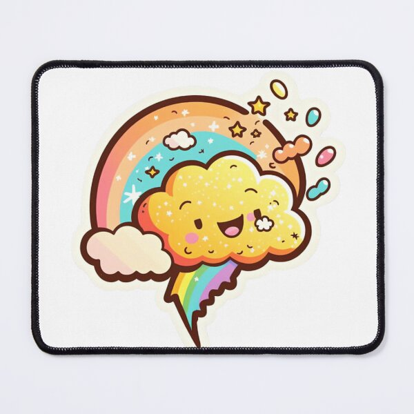 Item preview, Cute Chibli Rainbow Cloud Happy designed and sold by Itis-Whatitis.