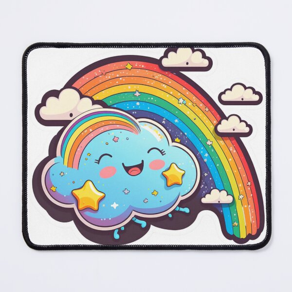 Item preview, Cute Chibli Rainbow Cloud Happy designed and sold by Itis-Whatitis.