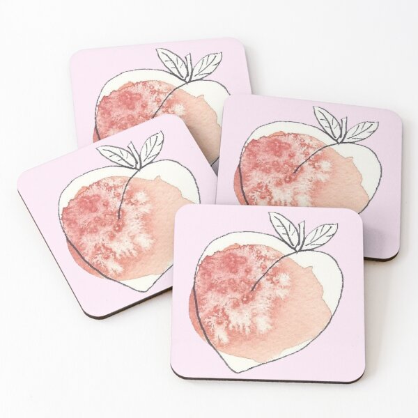 Item preview, Watercolour Peach #2 designed and sold by Old Soul Imagination .