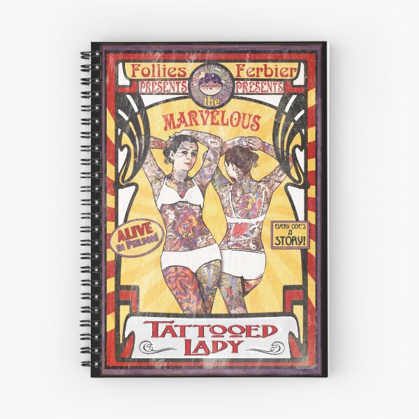 Item preview, "The Tattooed Lady" Sideshow Poster designed and sold by torg.