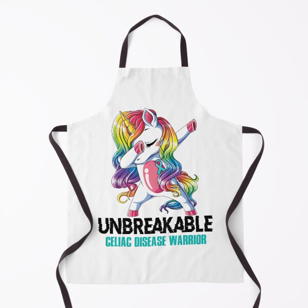 Item preview, Celiac Disease Awareness - Unicorn Celiac Disease Warrior Ribbon UNBREAKABLE designed and sold by Fernandezf.