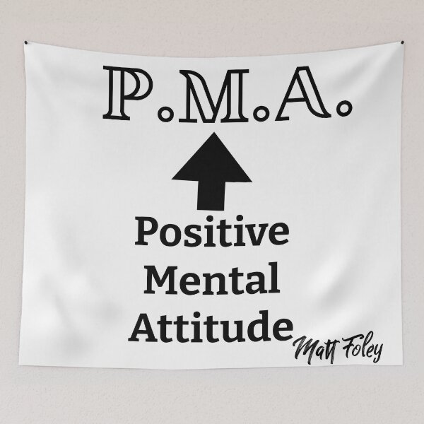 Item preview, P.M.A. Positive Mental Attitude Matt Foley  Inspirational Speaker designed and sold by TraciMoney.