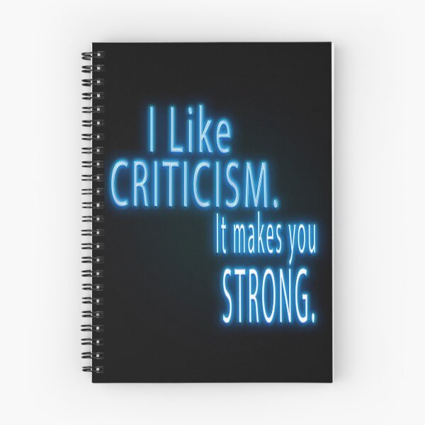 Item preview, I like criticism. It makes you strong. Inspirational Quote. designed and sold by ZiAttaArt.
