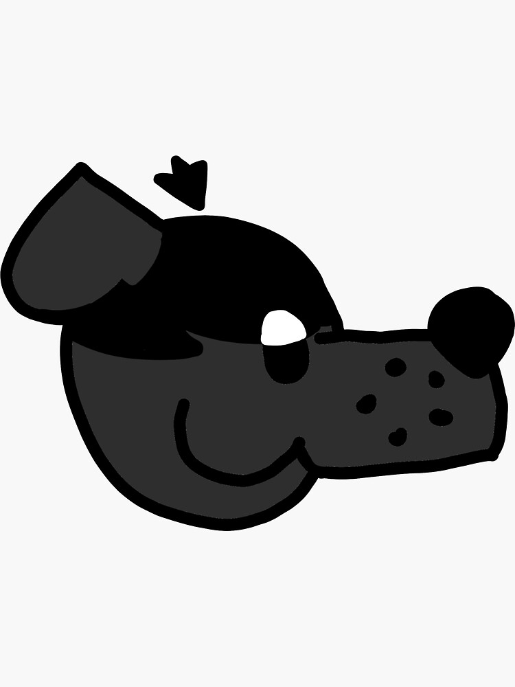 "Raith as a dog." Sticker for Sale by eteled Redbubble