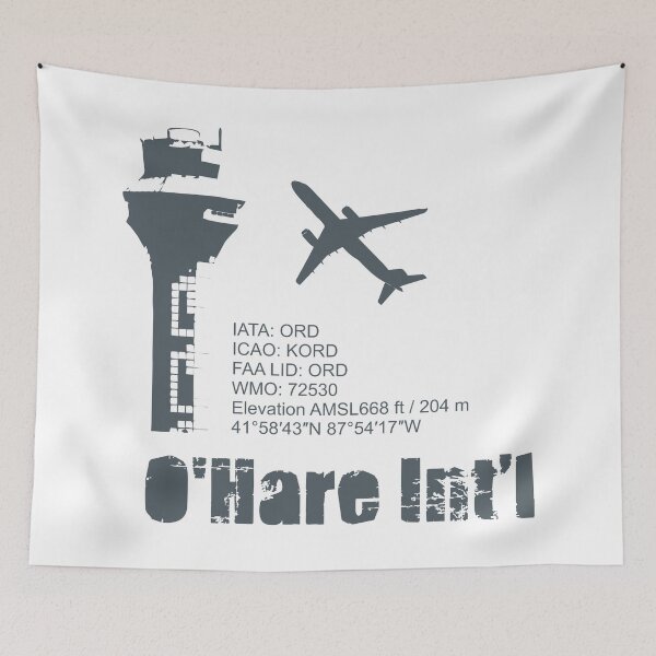 Item preview, O'Hare Intl Airport designed and sold by Smartalb.