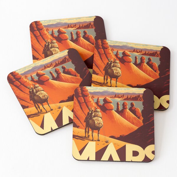 Item preview, Mars Travel Poster - Explore the Unknown designed and sold by JigglePeek.