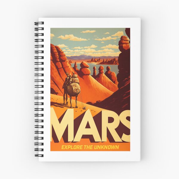 Item preview, Mars Travel Poster - Explore the Unknown designed and sold by JigglePeek.