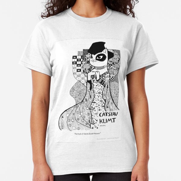 #meowdernart - Catstav Klimt Classic T-Shirt