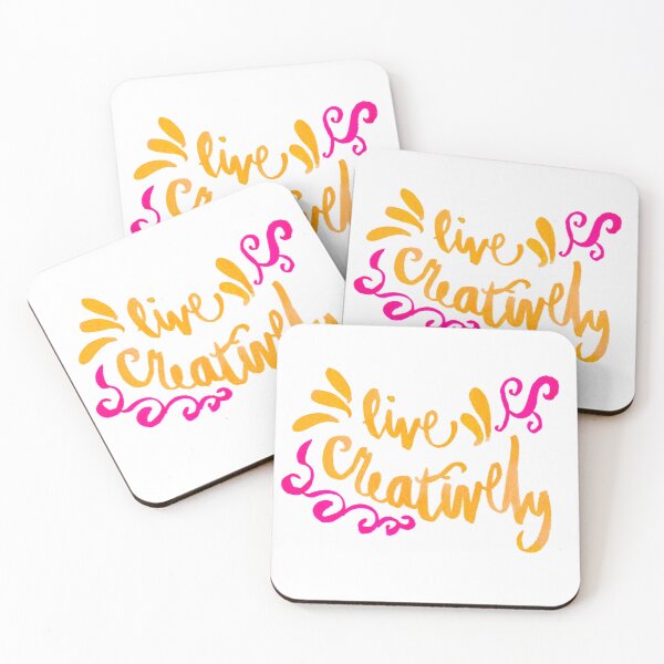 Item preview, Live Creatively - Orange & Pink Palette  designed and sold by Niina  Niskanen.