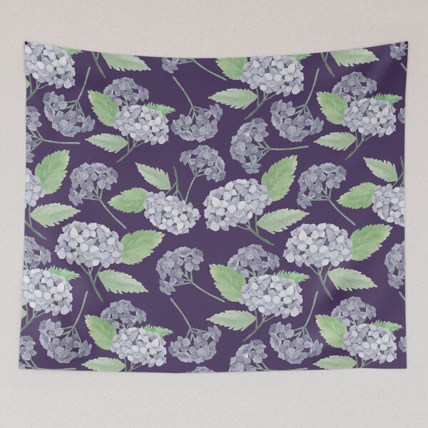 Item preview, Pastel Hydrangea Floral Pattern designed and sold by silviaol.
