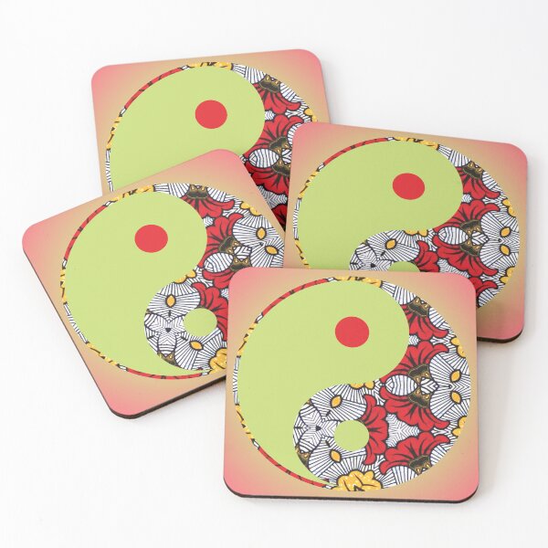 Item preview, Visafrica double embryo coaster in green and wax designed and sold by VISAFRICA.