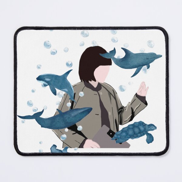 Item preview, Lovely Extraordinary attorney with lots of whales background designed and sold by paintingtour.