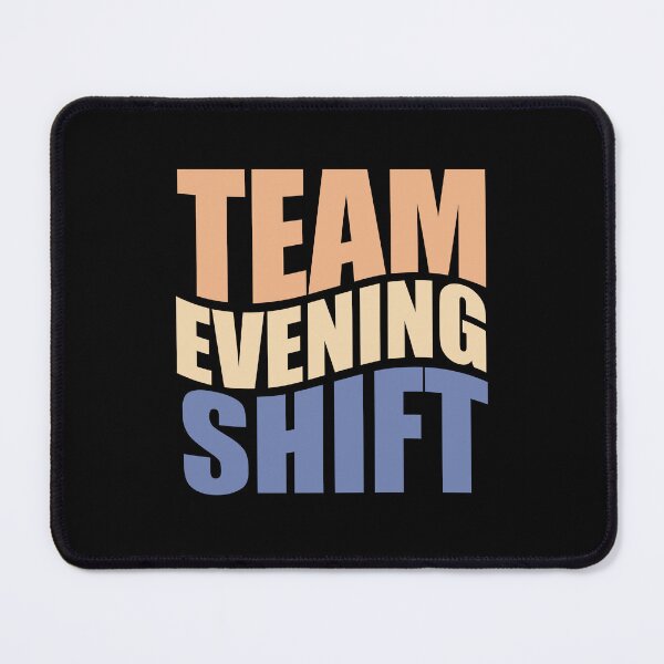 Item preview, Team evening shift  (peach and blue combo) designed and sold by TaraGbear.
