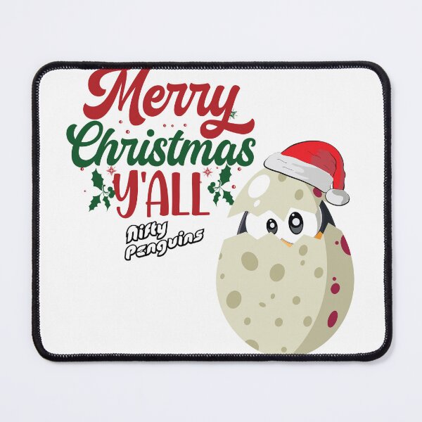 Item preview, Merry Christmas Y'ALL designed and sold by NiftyPenguins.