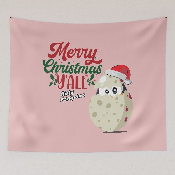 Item preview, Merry Christmas Y'ALL  designed and sold by NiftyPenguins.