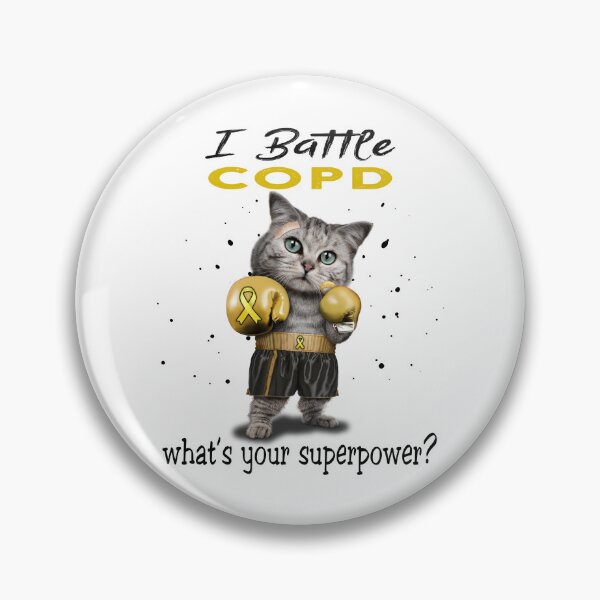 Item preview, COPD Warrior - I Battle COPD What Is Your Superpower? designed and sold by Jennpak.