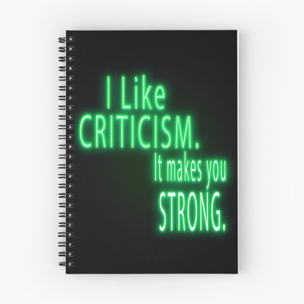 Item preview, I like criticism. It makes you strong. Motivational Quote. designed and sold by ZiAttaArt.