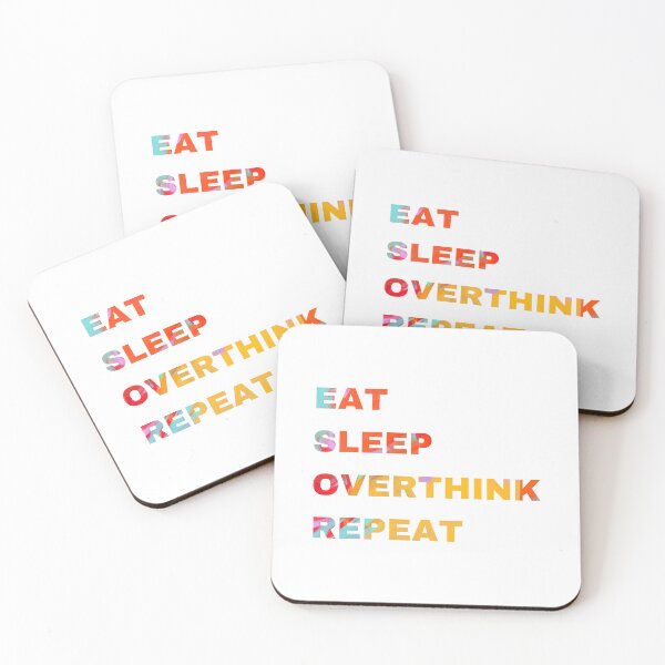 Item preview, Eat Sleep Overthink Repeat designed and sold by minusking.