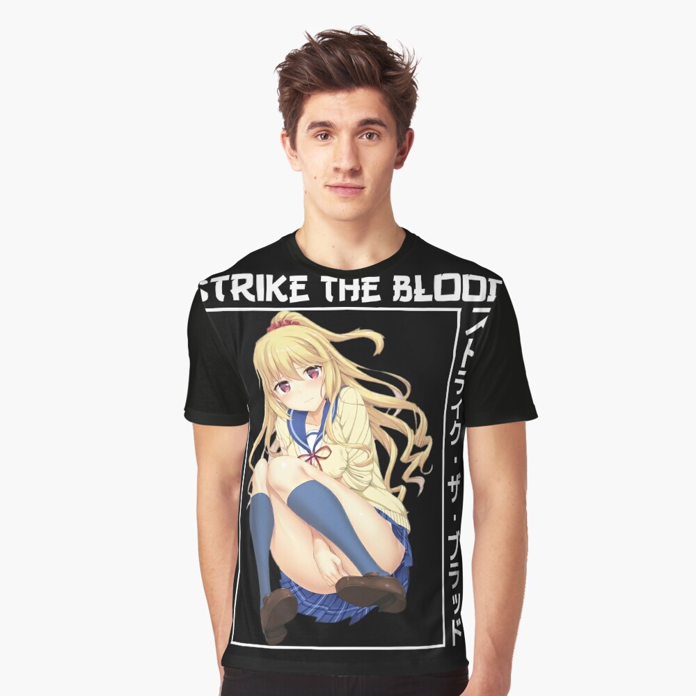 AmiAmi [Character & Hobby Shop]  Strike the Blood Final Asagi Aiba Ani-Art  Full Graphic T-shirt Unisex XS(Pre-order)