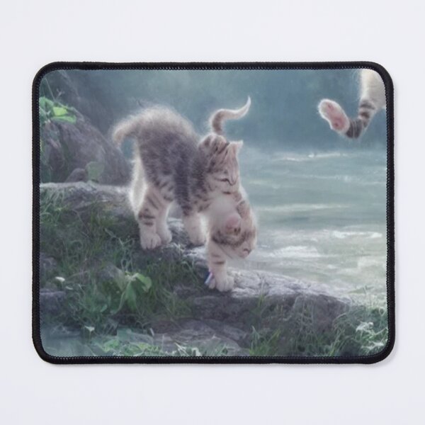 Item preview, Gatto che dipinge il bianco sveglio designed and sold by RoderickFrancis.