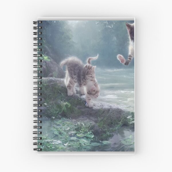 Item preview, Gatto che dipinge il bianco sveglio designed and sold by RoderickFrancis.