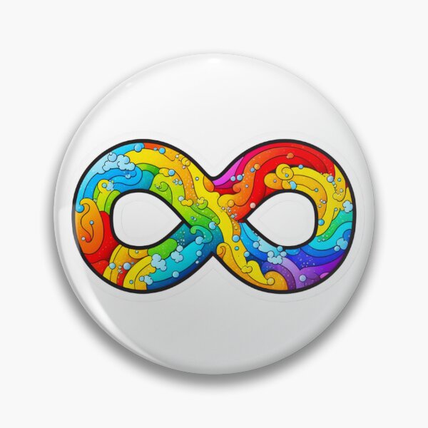 Item preview, Neurodiverse Autistic Rainbow Brain Sticker designed and sold by Itis-Whatitis.