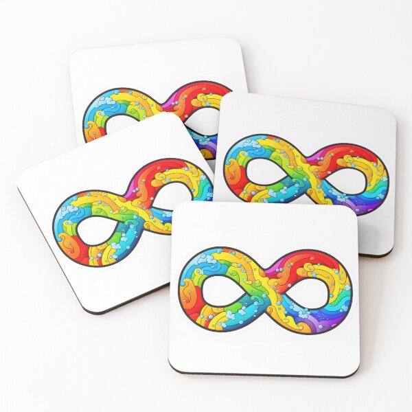 Item preview, Neurodiverse Autistic Rainbow Brain Sticker designed and sold by Itis-Whatitis.