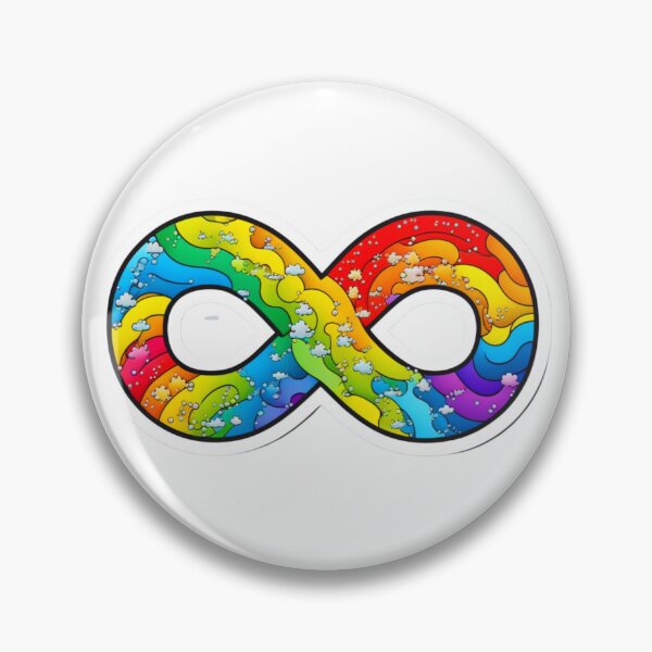 Item preview, Neurodiverse Autistic Rainbow Brain Sticker designed and sold by Itis-Whatitis.