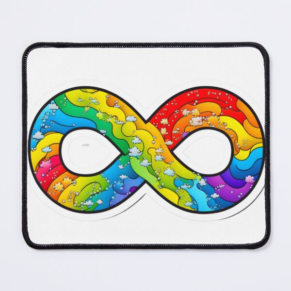 Item preview, Neurodiverse Autistic Rainbow Brain Sticker designed and sold by Itis-Whatitis.