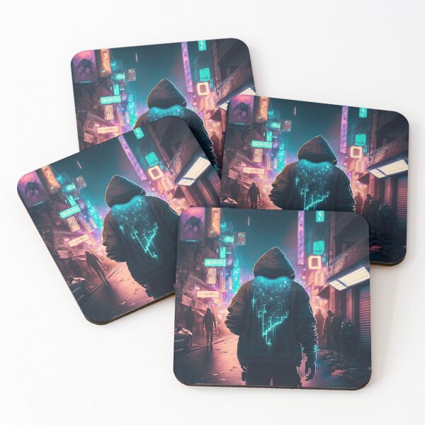 Item preview, Cyberpunk Netrunner designed and sold by AICreateWorlds.