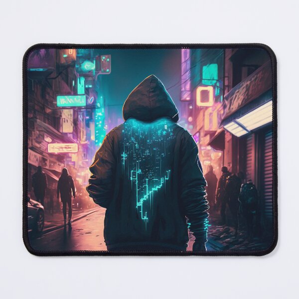 Item preview, Cyberpunk Netrunner designed and sold by AICreateWorlds.